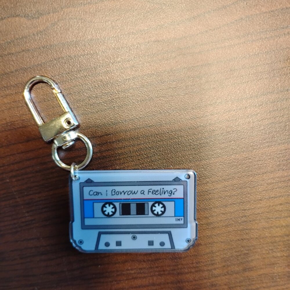 Cassette Tape & Record Keychains/Bag Charms - Picture 8 of 9